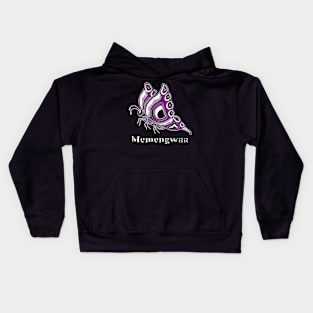 Memengwaa (Butterfly) Asexual Pride Kids Hoodie